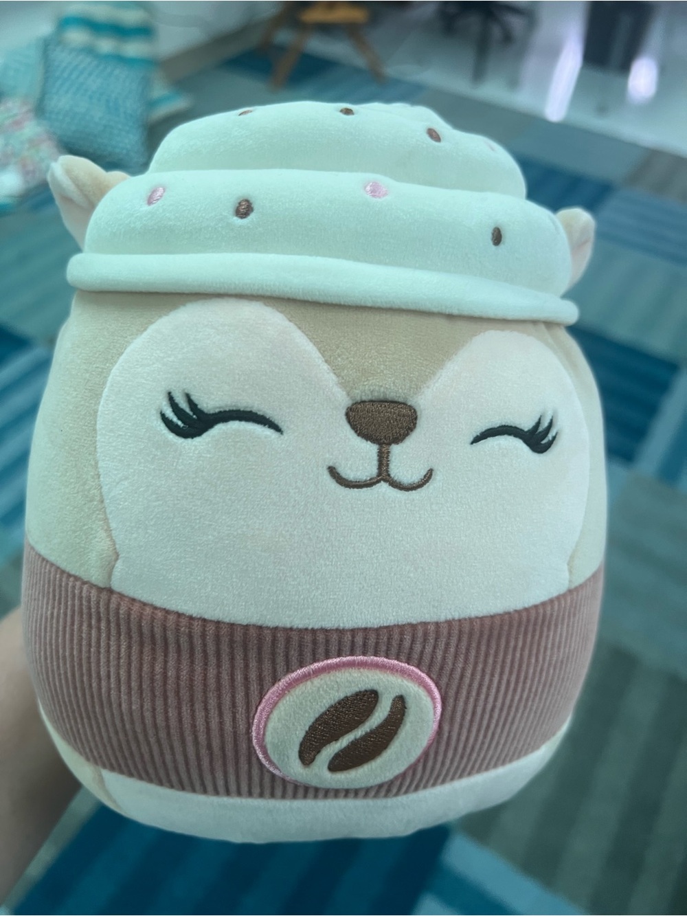 Squishmallows Reza Latte Squirrel 8" Plush NWT